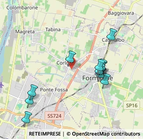 Mappa Via Wolfgang Amadeus Mozart, 41043 Formigine MO, Italia (2.05545)