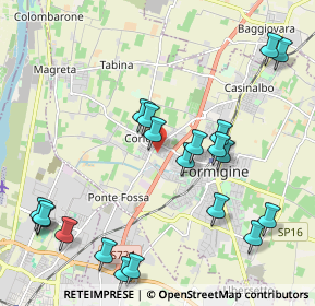 Mappa Via Wolfgang Amadeus Mozart, 41043 Formigine MO, Italia (2.4195)