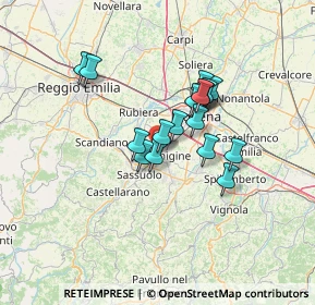 Mappa Via Felice Alessandri, 41043 Formigine MO, Italia (10.26529)