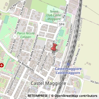 Mappa Via Gramsci, 282, 40013 Castel Maggiore, Bologna (Emilia Romagna)