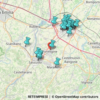 Mappa Via Edmondo de Amicis, 41043 Formigine MO, Italia (8.043)