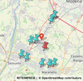 Mappa Via Edmondo de Amicis, 41043 Formigine MO, Italia (4.05182)