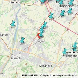 Mappa Via Edmondo de Amicis, 41043 Formigine MO, Italia (6.8485)
