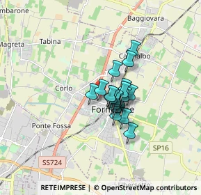 Mappa Via C.Farini, 41043 Formigine MO, Italia (0.9345)