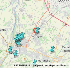 Mappa Via C.Farini, 41043 Formigine MO, Italia (4.95083)