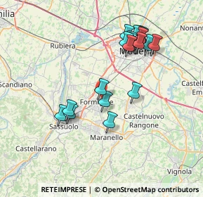 Mappa Via Sant'Onofrio, 41043 Formigine MO, Italia (7.443)