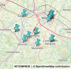 Mappa Via Sant'Onofrio, 41043 Formigine MO, Italia (7.60188)
