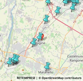 Mappa Via Sant'Onofrio, 41043 Formigine MO, Italia (6.8495)