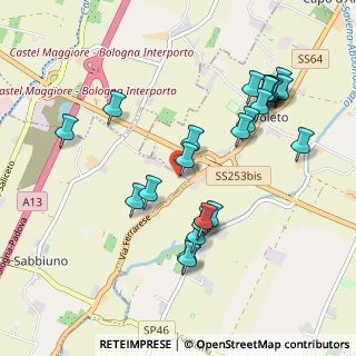 Mappa Str. Bonora, 40013 Castel Maggiore BO, Italia (1.04167)