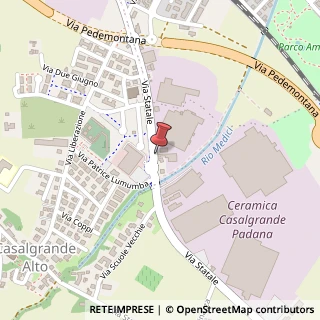 Mappa Via Statale, 46, 42013 Casalgrande, Reggio nell'Emilia (Emilia Romagna)