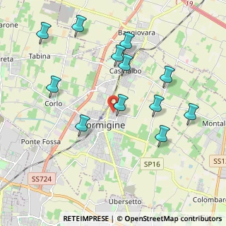 Mappa Piazza Giacomo Brodolini, 41043 Formigine MO, Italia (2.14333)