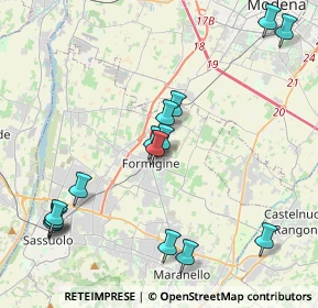 Mappa Piazza Giacomo Brodolini, 41043 Formigine MO, Italia (4.70333)