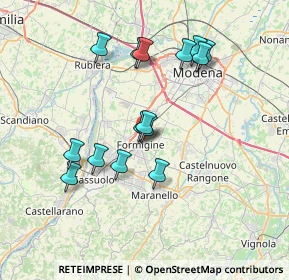 Mappa Piazza Giacomo Brodolini, 41043 Formigine MO, Italia (6.73467)