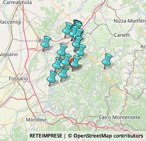 Mappa Località Cà Nova, 12050 Roddino CN, Italia (10.758)