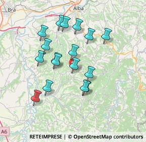 Mappa Località Cà Nova, 12050 Roddino CN, Italia (6.53588)