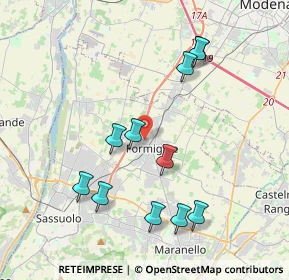 Mappa Via Giovanni Giolitti, 41043 Formigine MO, Italia (4.02909)