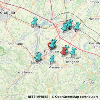 Mappa Via Giovanni Giolitti, 41043 Formigine MO, Italia (6.01267)