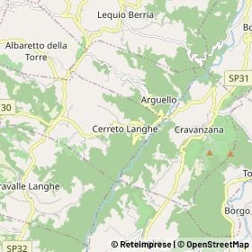 Mappa Cerretto_Langhe