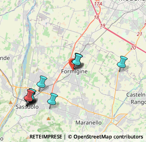 Mappa Via Ciro Menotti, 41043 Formigine MO, Italia (4.46769)