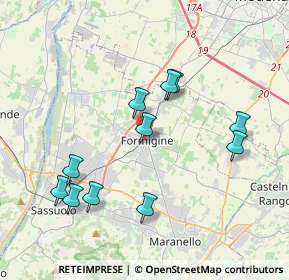 Mappa Via Zanfrognini, 41043 Formigine MO, Italia (3.89)