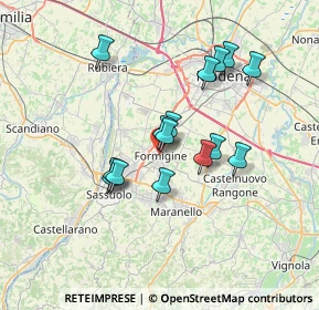 Mappa Via Ciro Menotti, 41043 Formigine MO, Italia (5.978)