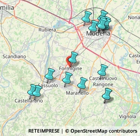 Mappa Via Zanfrognini, 41043 Formigine MO, Italia (8.91824)