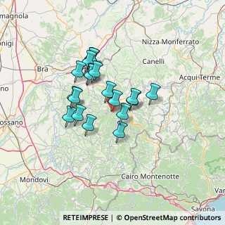 Mappa Via Luigi Einaudi, 12050 Cravanzana CN, Italia (10.7055)