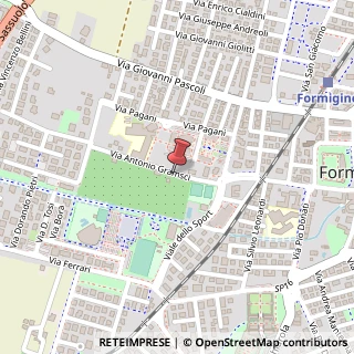 Mappa Viale gramsci antonio 110, 41049 Formigine, Modena (Emilia Romagna)