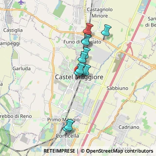 Mappa Via Gramsci, 40013 Castel Maggiore BO, Italia (1.51636)