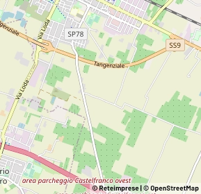 Mappa Via Celeste, 41013 Castelfranco Emilia MO, Italia (1.084)