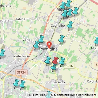 Mappa Piazza Repubblica, 41043 Formigine MO, Italia (2.975)