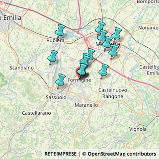 Mappa Piazza Repubblica, 41043 Formigine MO, Italia (5.09938)