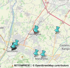 Mappa Via San Pietro, 41043 Formigine MO, Italia (4.81455)