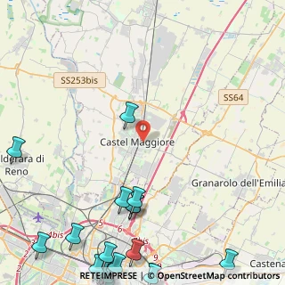 Mappa Piazza Lorusso, 40013 Castel Maggiore BO, Italia (7.7055)