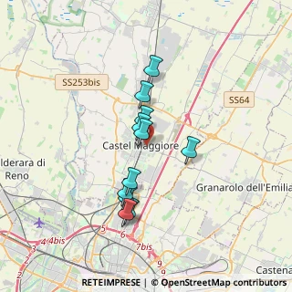 Mappa Piazza Lorusso, 40013 Castel Maggiore BO, Italia (2.87273)