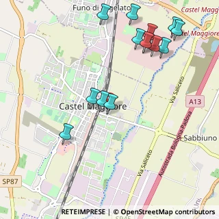 Mappa Piazza Lorusso, 40013 Castel Maggiore BO, Italia (1.22286)