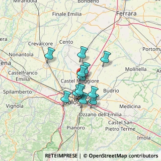 Mappa Piazza Lorusso, 40013 Castel Maggiore BO, Italia (8.78923)