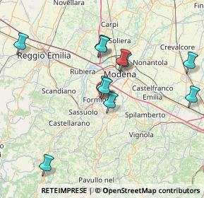 Mappa Via Valle d Aosta, 41043 Formigine MO, Italia (16.34917)
