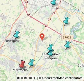 Mappa Strada Santa Lucia, 41051 Modena MO, Italia (6.56471)