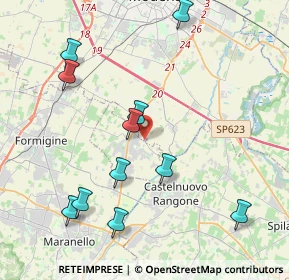 Mappa Strada Santa Lucia, 41051 Castelnuovo Rangone MO, Italia (4.48455)