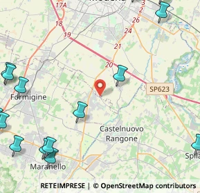 Mappa Strada Santa Lucia, 41051 Castelnuovo Rangone MO, Italia (7.25316)
