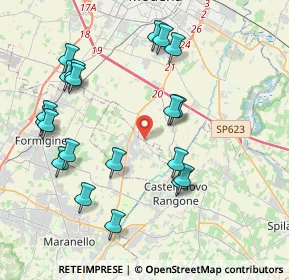Mappa Strada Santa Lucia, 41051 Castelnuovo Rangone MO, Italia (4.393)