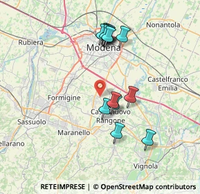 Mappa Strada Santa Lucia, 41051 Modena MO, Italia (6.98429)
