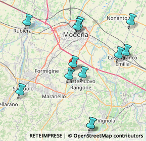 Mappa Strada Santa Lucia, 41051 Castelnuovo Rangone MO, Italia (9.4375)