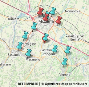 Mappa Strada Santa Lucia, 41051 Castelnuovo Rangone MO, Italia (7.64)