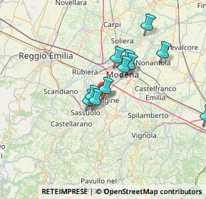 Mappa Via Carlo Castiglioni, 41043 Formigine MO, Italia (11.88091)