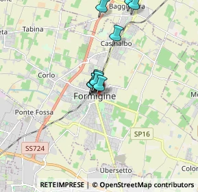 Mappa Via Carlo Castiglioni, 41043 Formigine MO, Italia (1.50167)