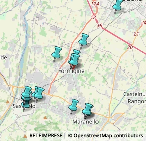 Mappa Via Carlo Castiglioni, 41043 Formigine MO, Italia (4.57765)