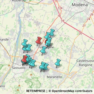 Mappa Via Carlo Castiglioni, 41043 Formigine MO, Italia (3.763)