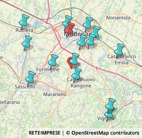 Mappa Via degli Esposti, 41051 Castelnuovo Rangone MO, Italia (8.16)